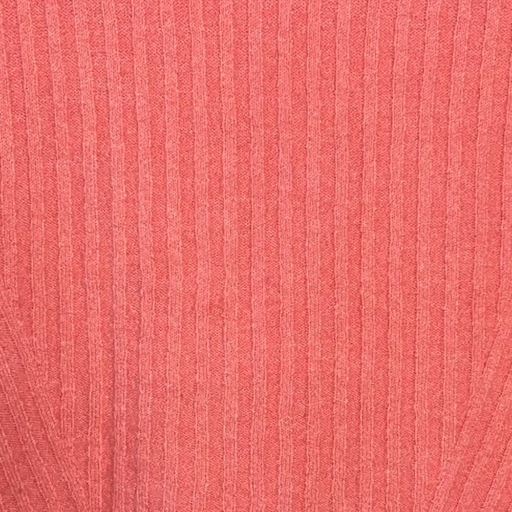 Old Navy Ribbed Mock Neck Sweater Peony Pink Women's Large Soft Knit Pullover - Picture 4 of 6